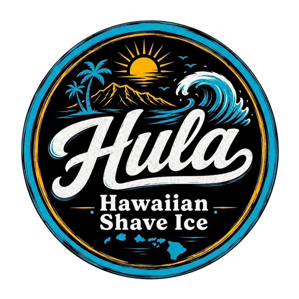 Hula Hawaiian Shave Ice logo